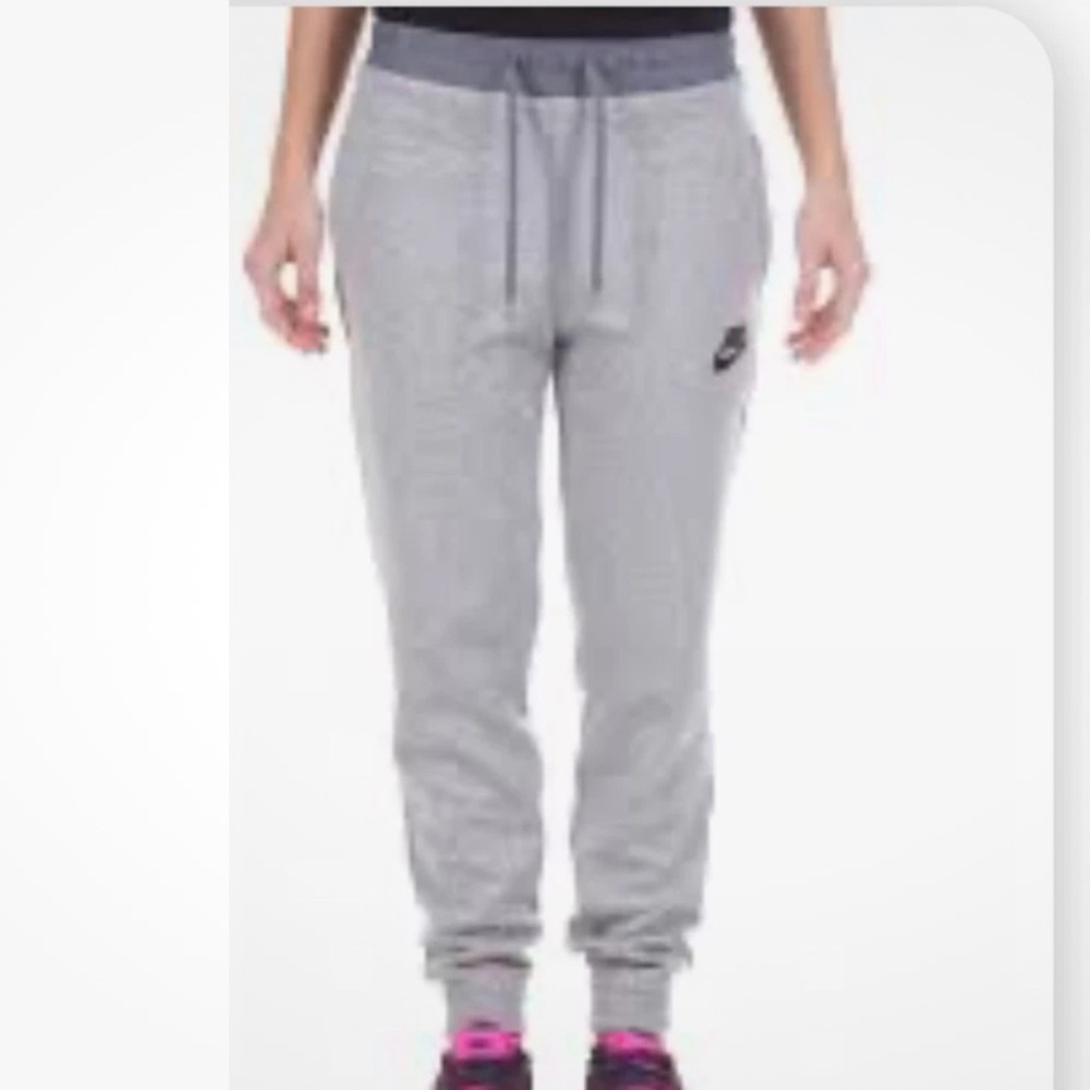 Nike Womens Relaxed Sweatpants Joggers Ribbed Waistband